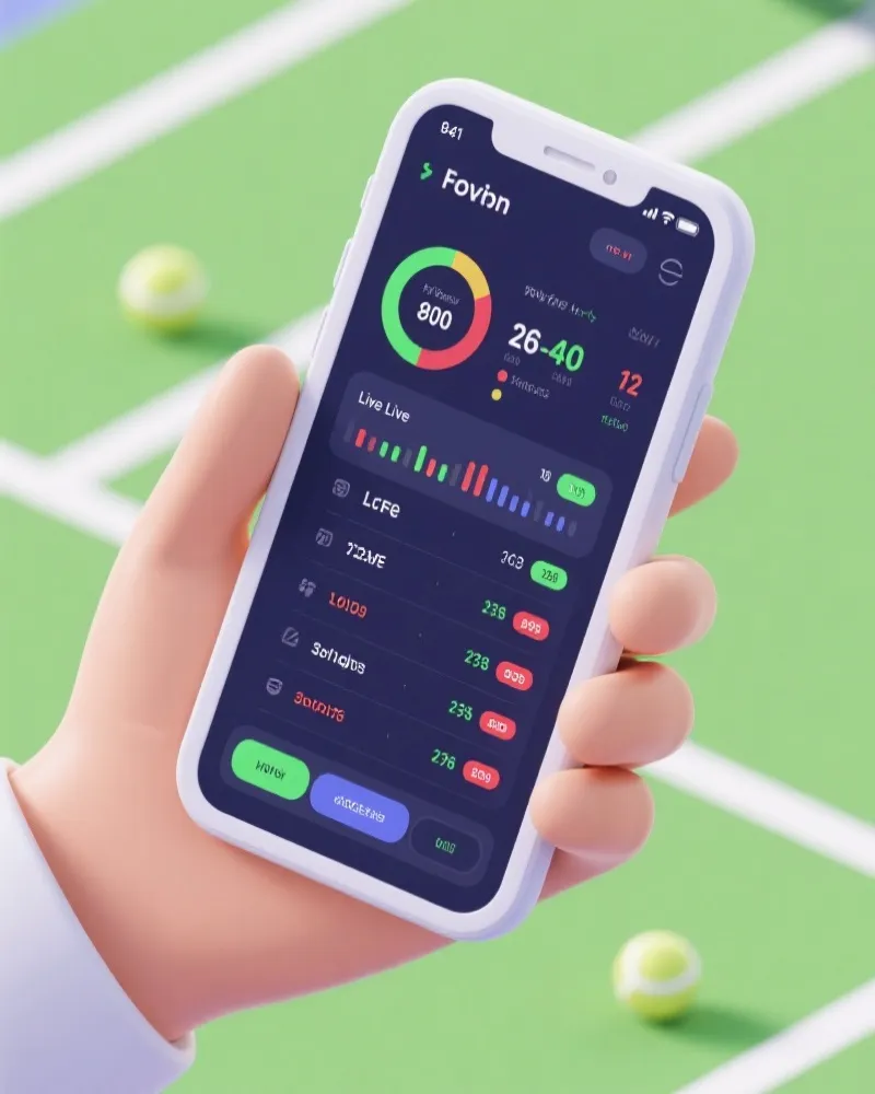 网球数据APP展示